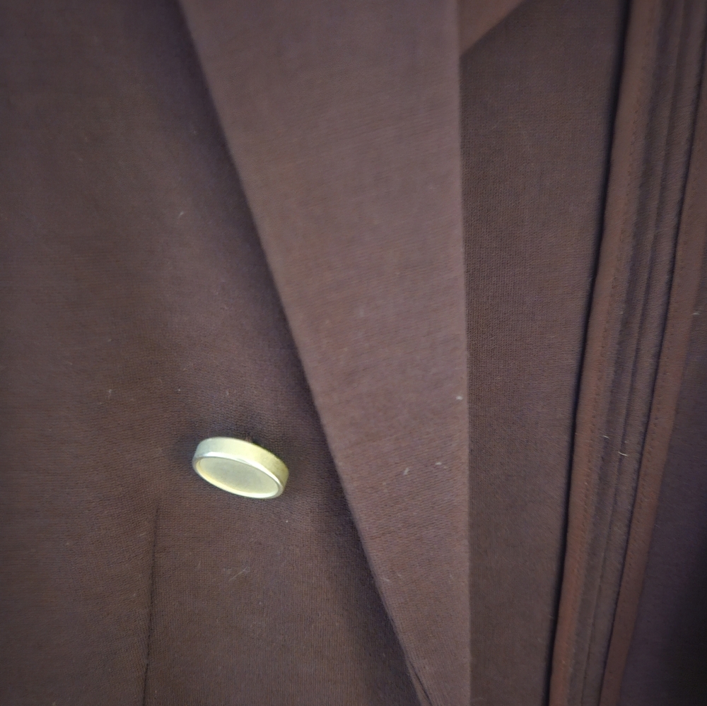 Theory wine Blazer with gold buttons size 2 - Picture 2 of 5